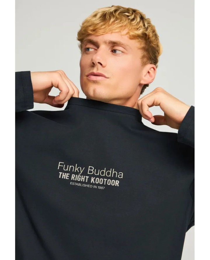 FUNKY BUDDHA Μακρυμάνικη μπλούζα με...
