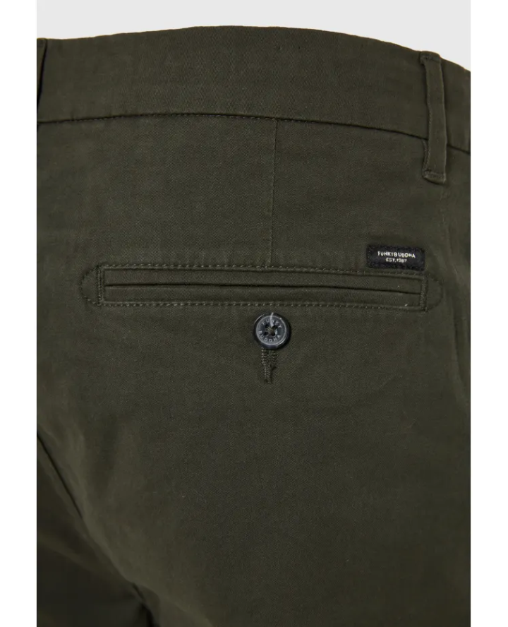 FUNKY BUDDHA Ανδρικό chino παντελόνι...