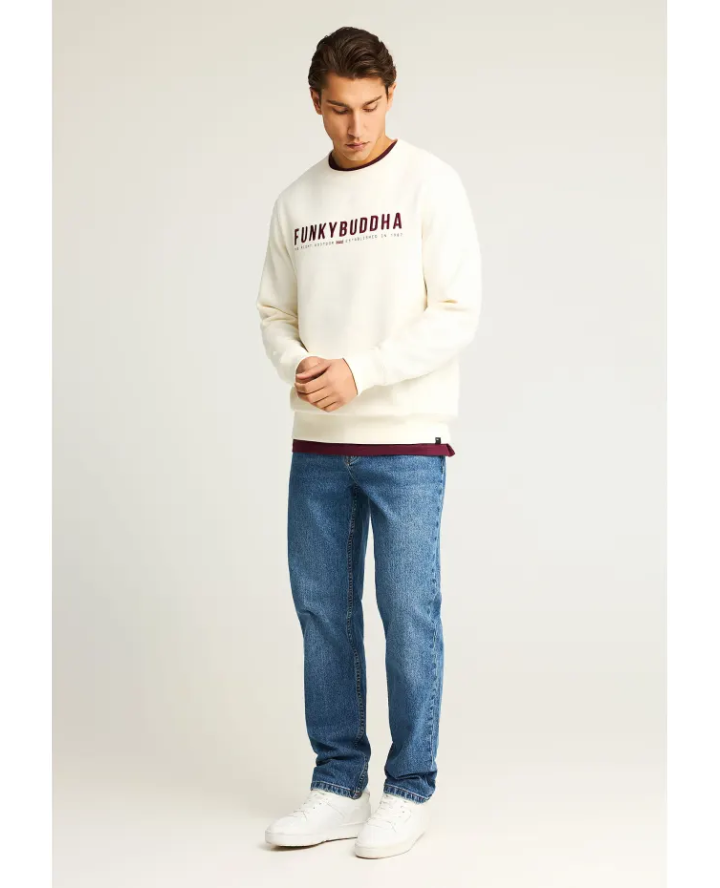 FUNKY BUDDHA Straight fit τζιν...