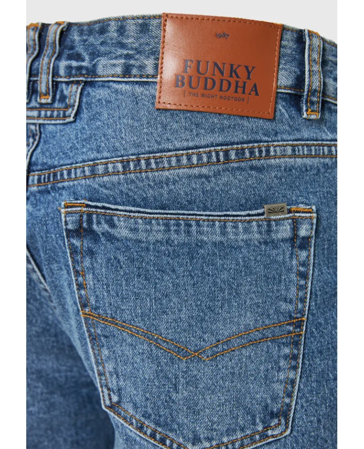 FUNKY BUDDHA Straight fit τζιν...