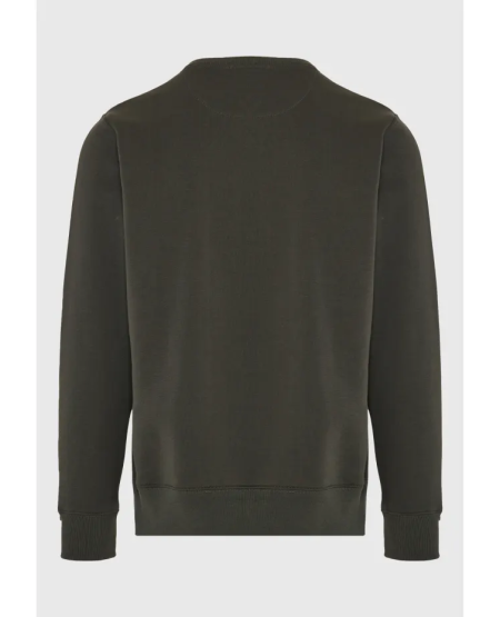 FUNKY BUDDHA Ανδρικό φούτερ με τυπωμένο logo - The essentials FBM012-003-06 FOREST NIGHT FW25/26