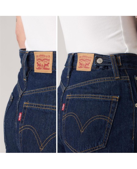 LEVI'S® ΓΥΝΑΙΚΕΙΟ ΤΖΙΝ ΠΑΝΤΕΛΟΝΙ CINCH BAGGY DARK INDIGO - FLAT FINISH 001UP0016