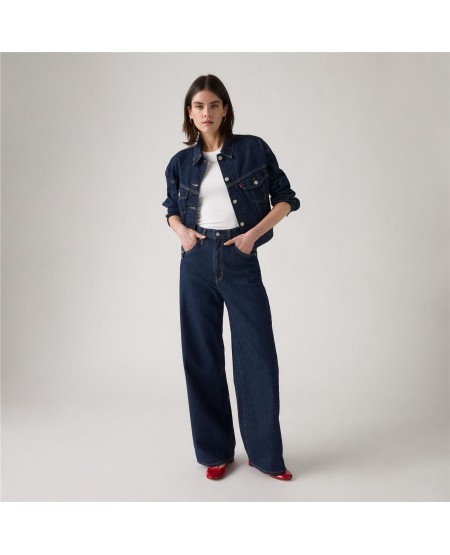 LEVI'S® ΓΥΝΑΙΚΕΙΟ ΤΖΙΝ ΠΑΝΤΕΛΟΝΙ CINCH BAGGY DARK INDIGO - FLAT FINISH 001UP0016