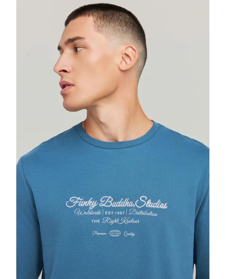 FUNKY BUDDHA Μακρυμάνικο T-shirt με...