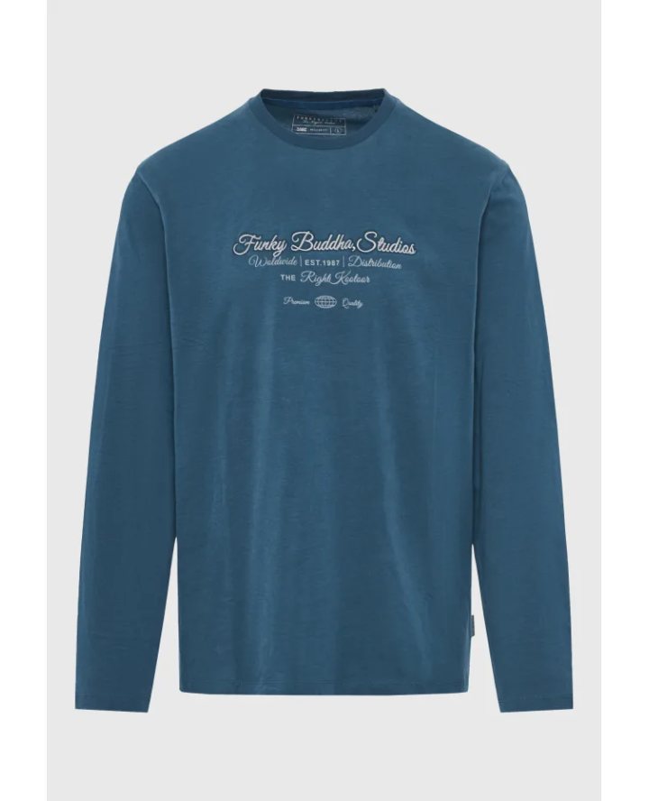 FUNKY BUDDHA Μακρυμάνικο T-shirt με...