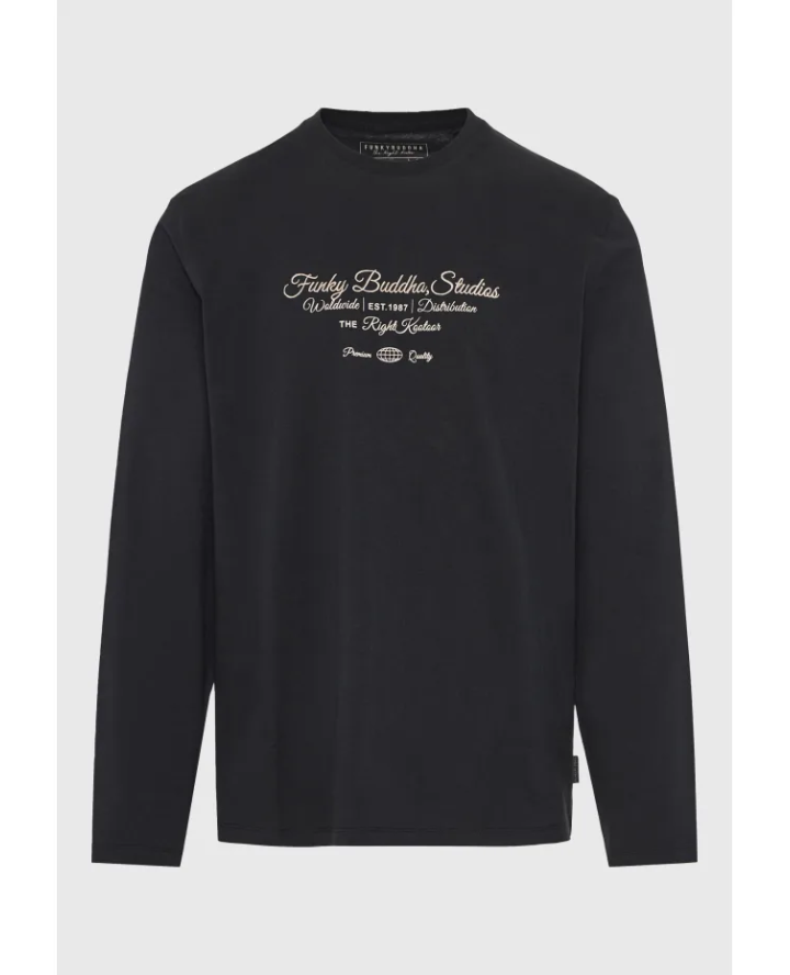 FUNKY BUDDHA Μακρυμάνικο T-shirt με...