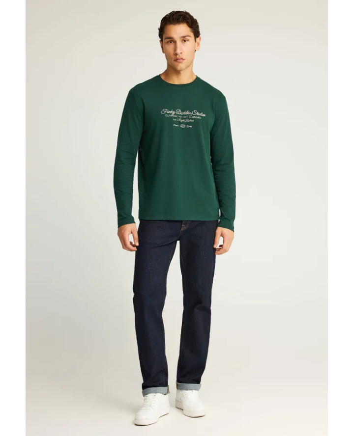 FUNKY BUDDHA Μακρυμάνικο T-shirt με...