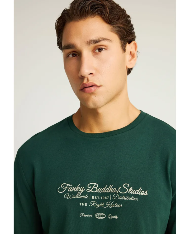 FUNKY BUDDHA Μακρυμάνικο T-shirt με...