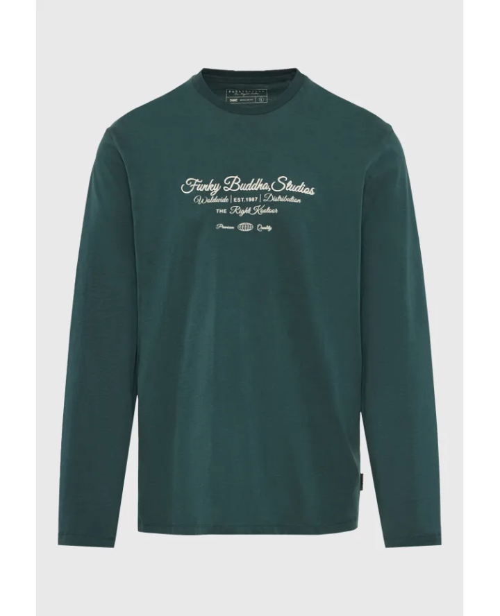 FUNKY BUDDHA Μακρυμάνικο T-shirt με...