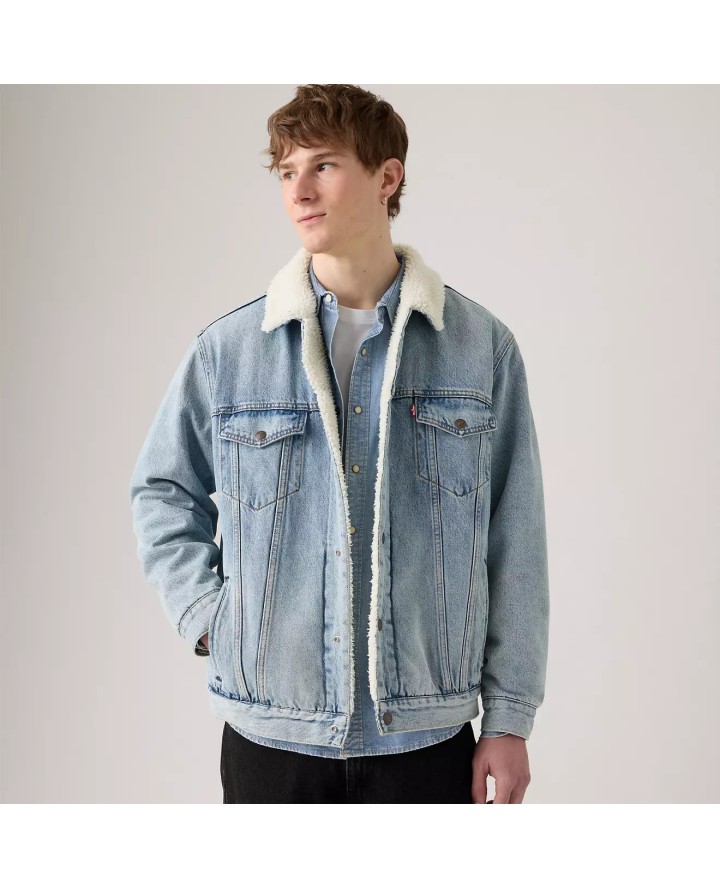 LEVI'S® Relaxed Fit Sherpa Trucker...