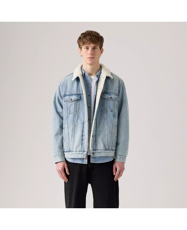 LEVI'S® Relaxed Fit Sherpa Trucker...