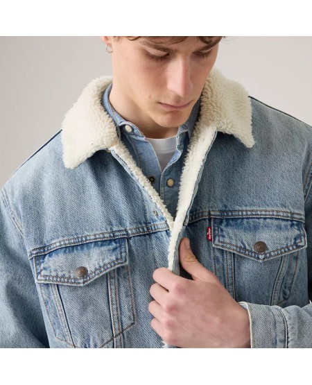 LEVI'S® Relaxed Fit Sherpa Trucker Jacket A57840026