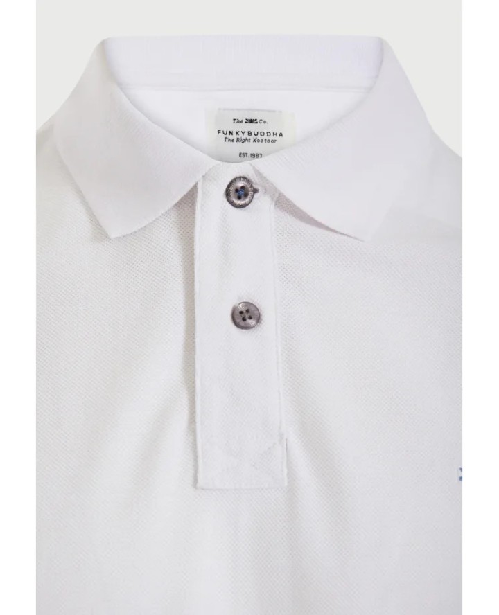 FUNKY BUDDHA Essential cotton polo...