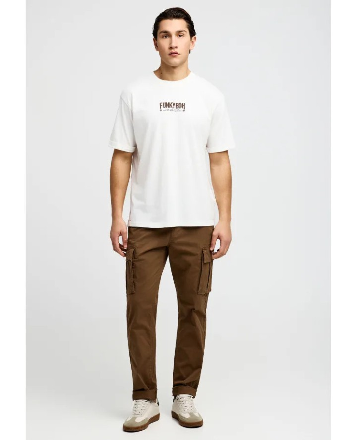 FUNKY BUDDHA T-shirt με τύπωμα στην...