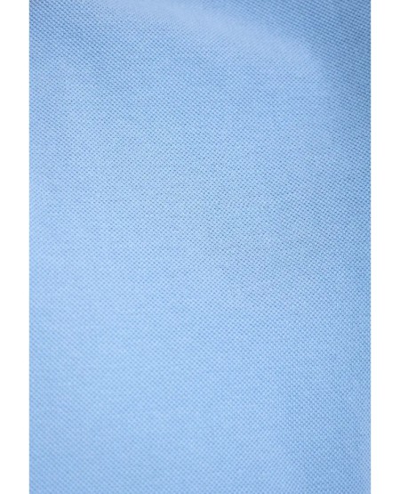 FUNKY BUDDHA Essential cotton polo shirt FBM013-001-11 HERITAGE BLUE