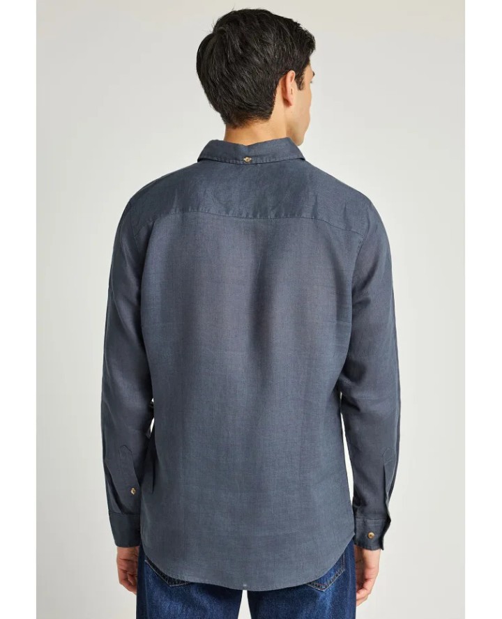 FUNKY BUDDHA Men's linen shirt - The...