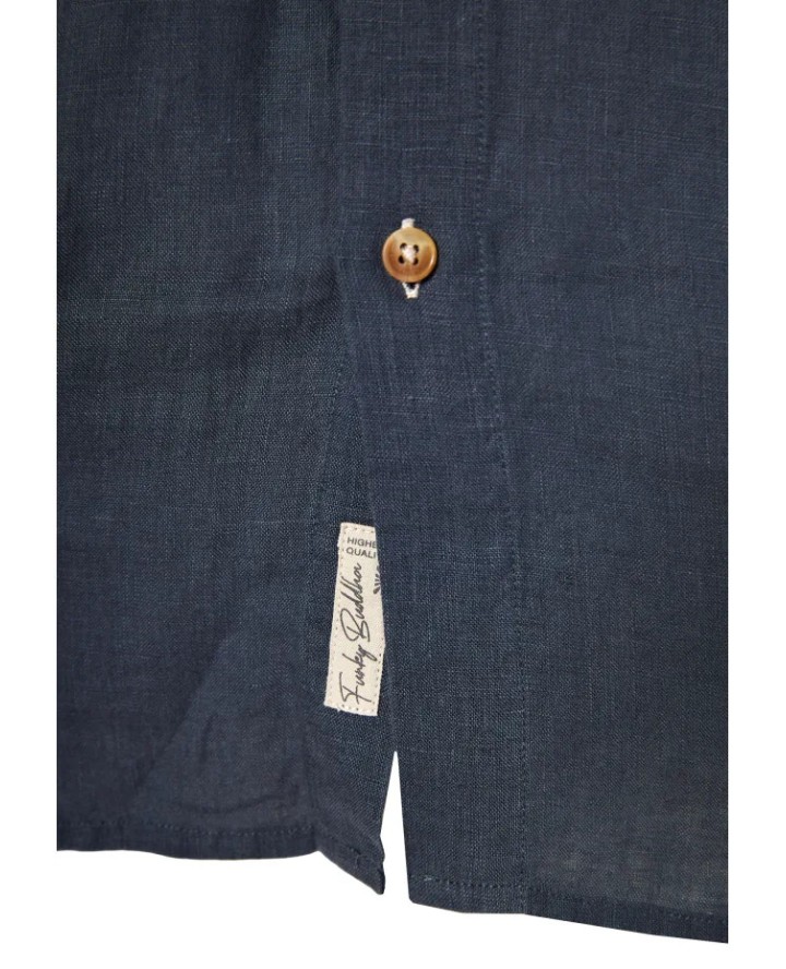 FUNKY BUDDHA Men's linen shirt - The...