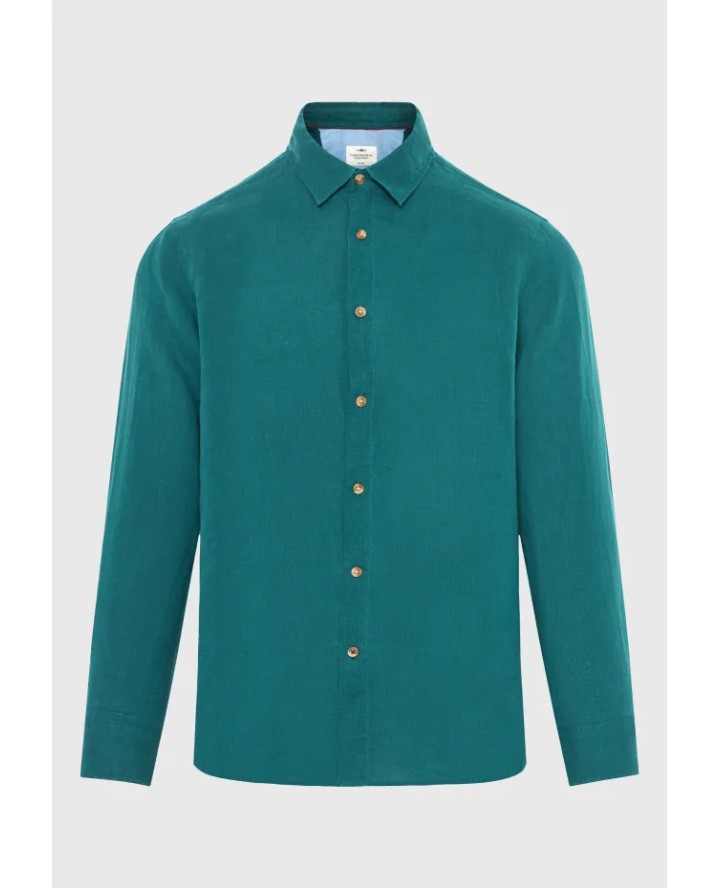 FUNKY BUDDHA Men's linen shirt - The...