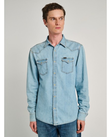 STAFF JEANS ΑΝΔΡΙΚΟ ΤΖΙΝ ΠΟΥΚΑΜΙΣΟ 5-616.029.B3.055