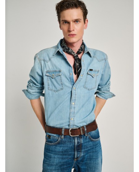 STAFF JEANS ΑΝΔΡΙΚΟ ΤΖΙΝ ΠΟΥΚΑΜΙΣΟ 5-616.029.B3.055