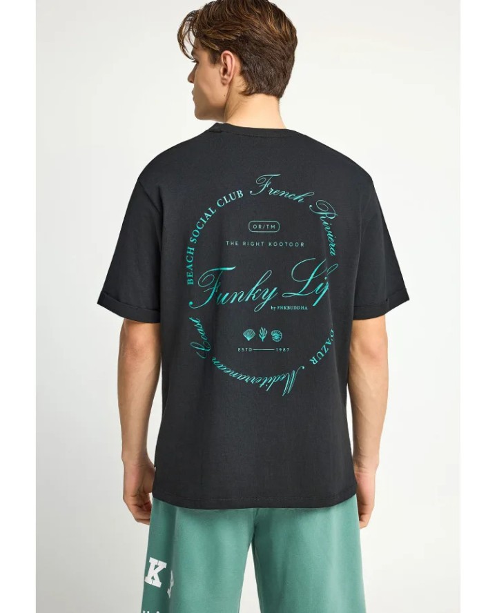 FUNKY BUDDHA Men's relaxed t-shirt...