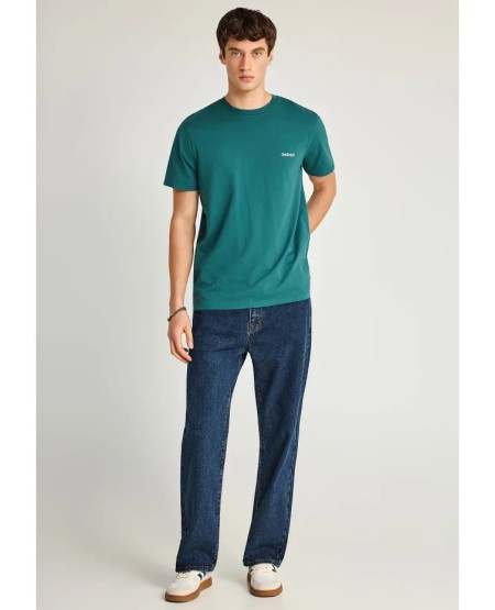 FUNKY BUDDHA Ανδρικό μονόχρωμο T-shirt - The basics collection FBM013-001-04 MEDITERRANEA
