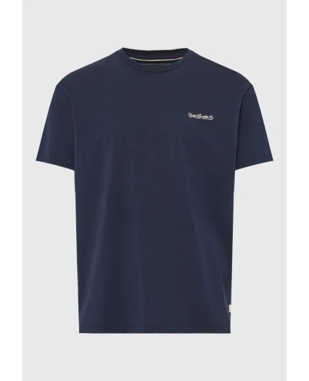 FUNKY BUDDHA Men's plain T-shirt FBM013-001-04 NAVY