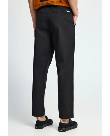 FUNKY BUDDHA  Men's comfort chino pants  FBM013-014-02 BLACK