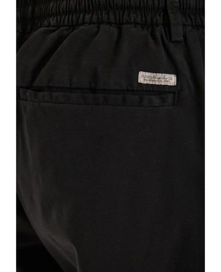 FUNKY BUDDHA  Men's comfort chino pants  FBM013-014-02 BLACK