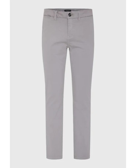 FUNKY BUDDHA Ανδρικό chino παντελόνι - The essentials FBM013-001-02 GREY