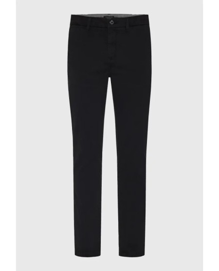 FUNKY BUDDHA Men's chino pants - The essentials FBM013-001-02 BLACK