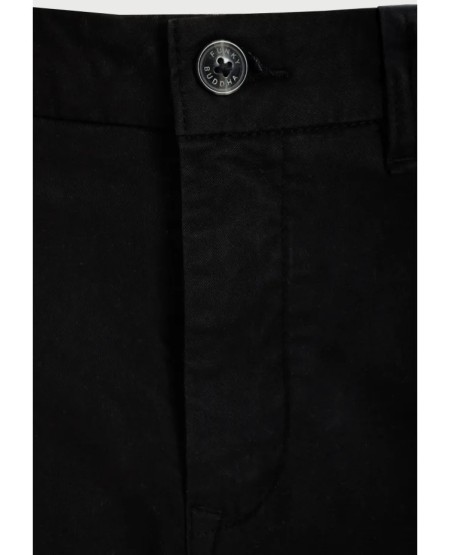 FUNKY BUDDHA Ανδρικό chino παντελόνι - The essentials FBM013-001-02 BLACK