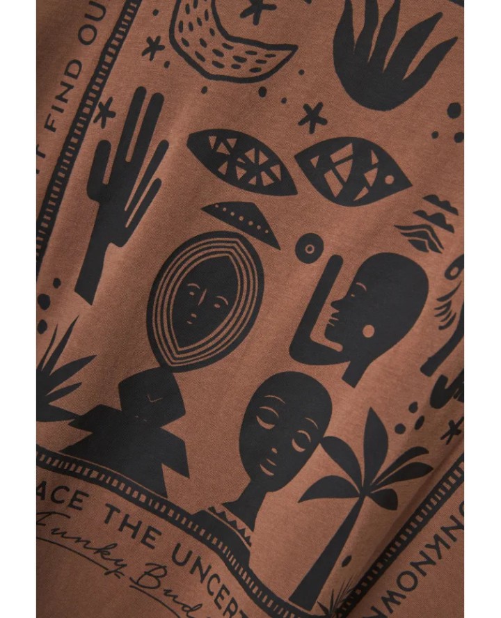 FUNKY BUDDHA  T-shirt με τύπωμα στην...