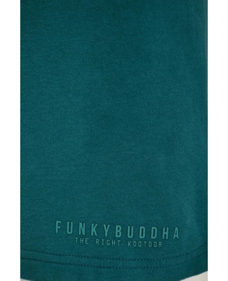 FUNKY BUDDHA Essential αθλητική βερμούδα με λογότυπο FBM013-050-03 MEDITERRANEA