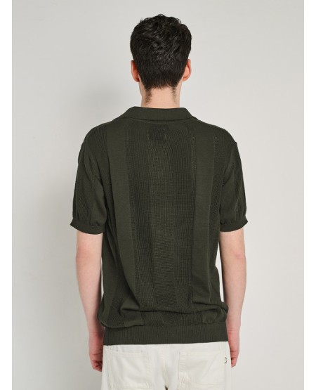 STAFF JEANS Ektor Man Knit Polo 64-204-055 KHAKI