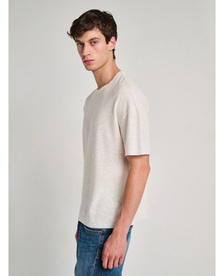 STAFF JEANS Justin Man T-Shirt Wide Fit 64-025.055 OFF WHITE