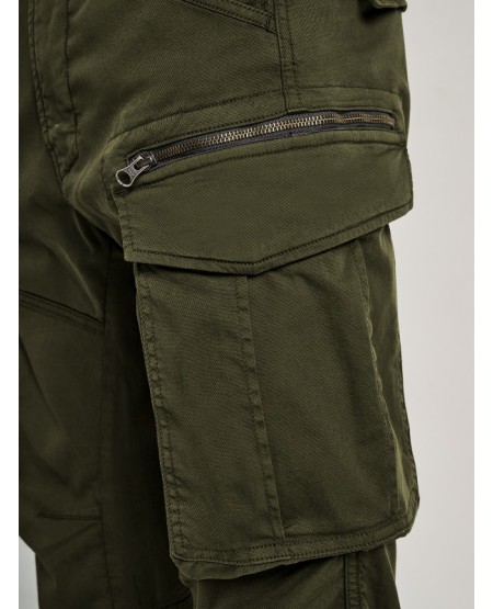 STAFF JEANS Lucas Ανδρικό Cargo Παντελόνι 5-839.081.9.055 OLIVE