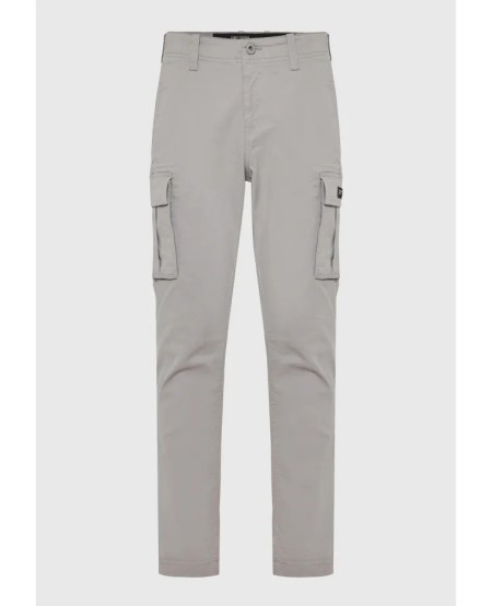 FUNKY BUDDHA Ανδρικό comfort cargo παντελόνι - The essentials FBM013-002-02 GREY