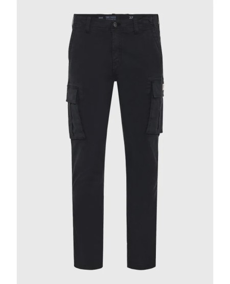 FUNKY BUDDHA Men's comfort cargo pants - The essentials FBM013-002-02 BLACK