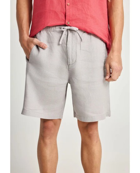 FUNKY BUDDHA Men's linen chino shorts FBM013-009-03