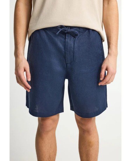 FUNKY BUDDHA Men's linen chino shorts FBM013-009-03