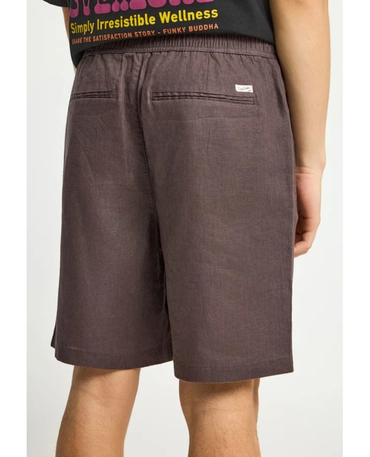 FUNKY BUDDHA Men's linen chino shorts...