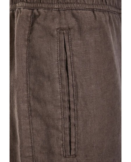 FUNKY BUDDHA Men's linen chino shorts FBM013-009-03