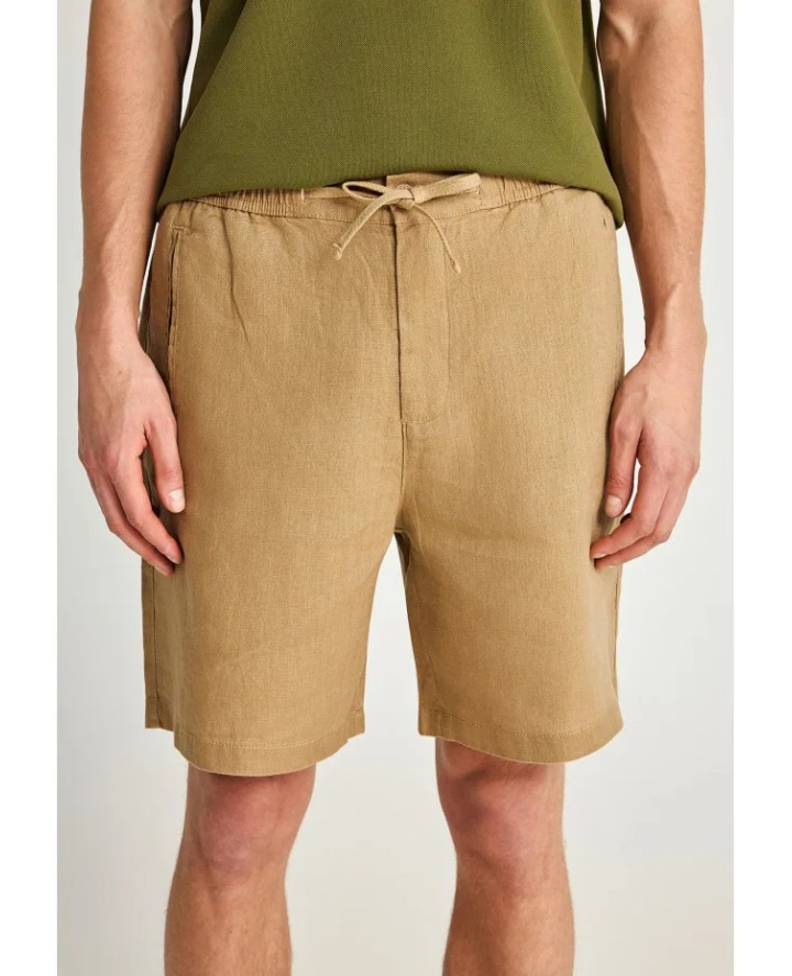 FUNKY BUDDHA Ανδρική λινή chino...