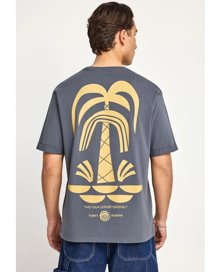FUNKY BUDDHA  Ανδρικό relaxed t-shirt...