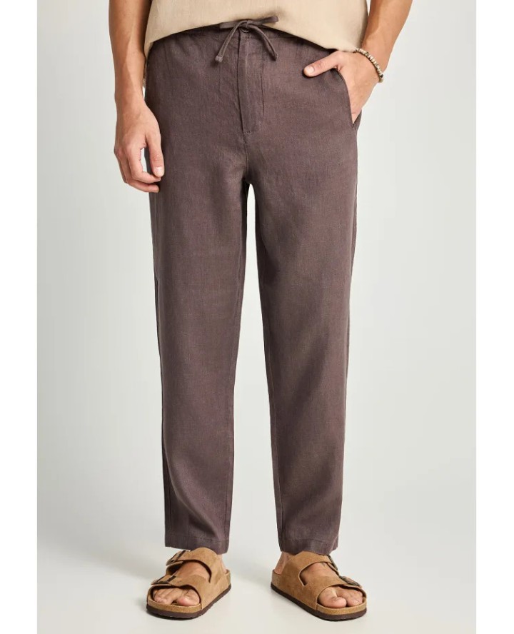 FUNKY BUDDHA  Men's comfort fit linen...
