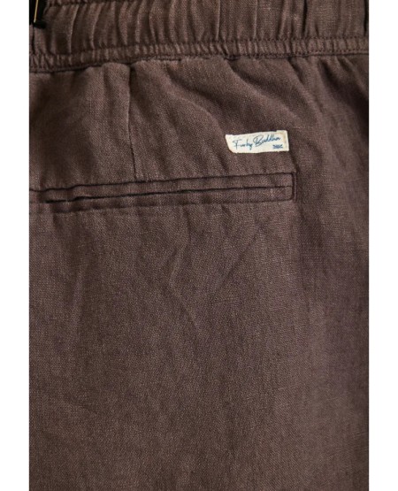 FUNKY BUDDHA  Men's comfort fit linen chino pants  FBM013-011-02 MOON MIST