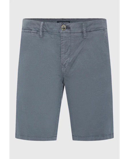 FUNKY BUDDHA Men's chino shorts - The essentials FBM013-001-03 DUSTY BLUE