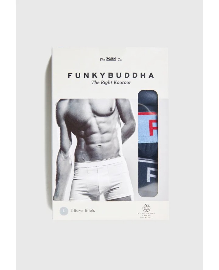 FUNKY BUDDHA Εσώρουχα boxer (3-pack)...