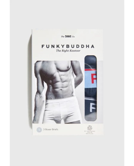 FUNKY BUDDHA Εσώρουχα boxer (3-pack) FBM013-082-10